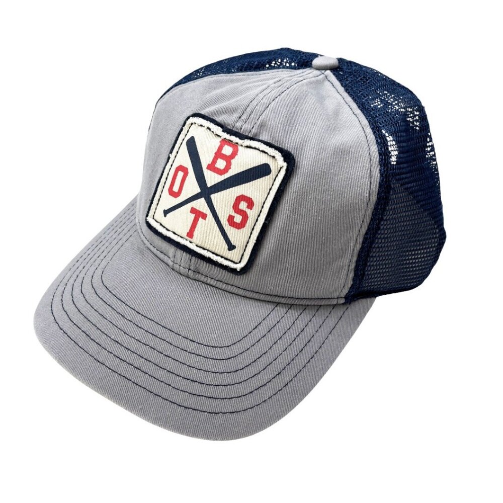 NWOT Boston Baseball Patch Snapback Mesh Trucker